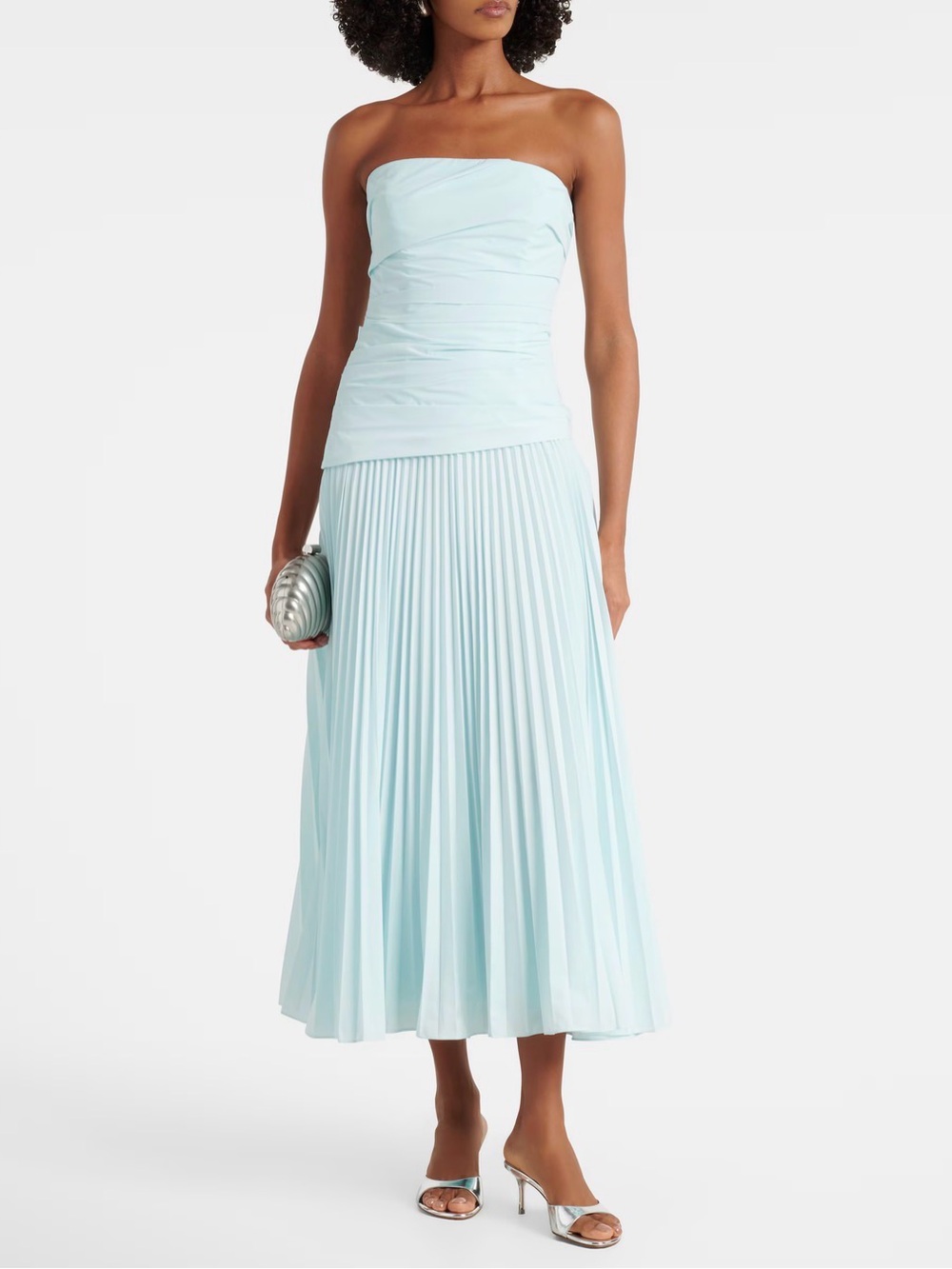 Simkhai Arie Pleated Bustier Dress